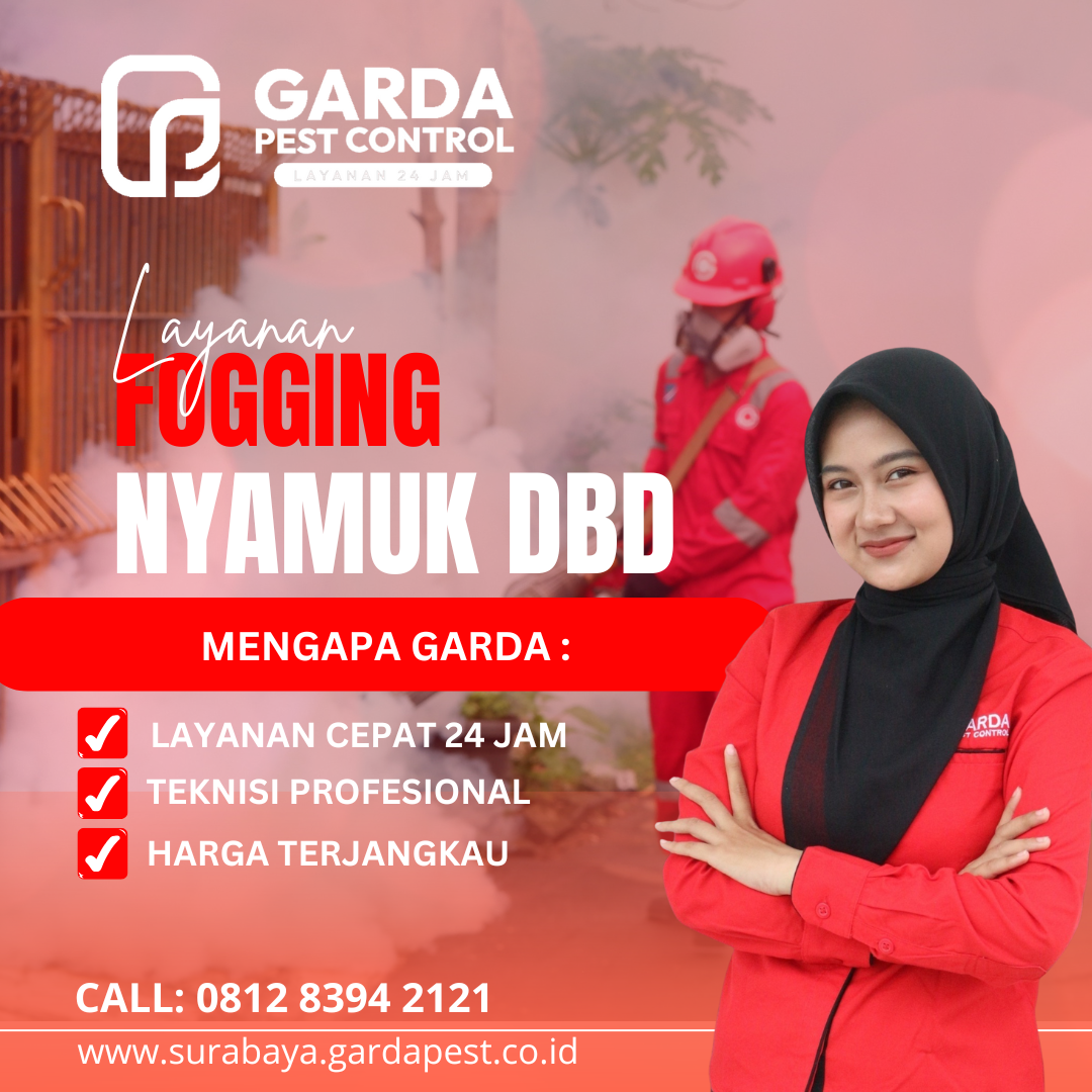 Jasa Semprot Nyamuk di Surabaya Spesialis Fogging DBD