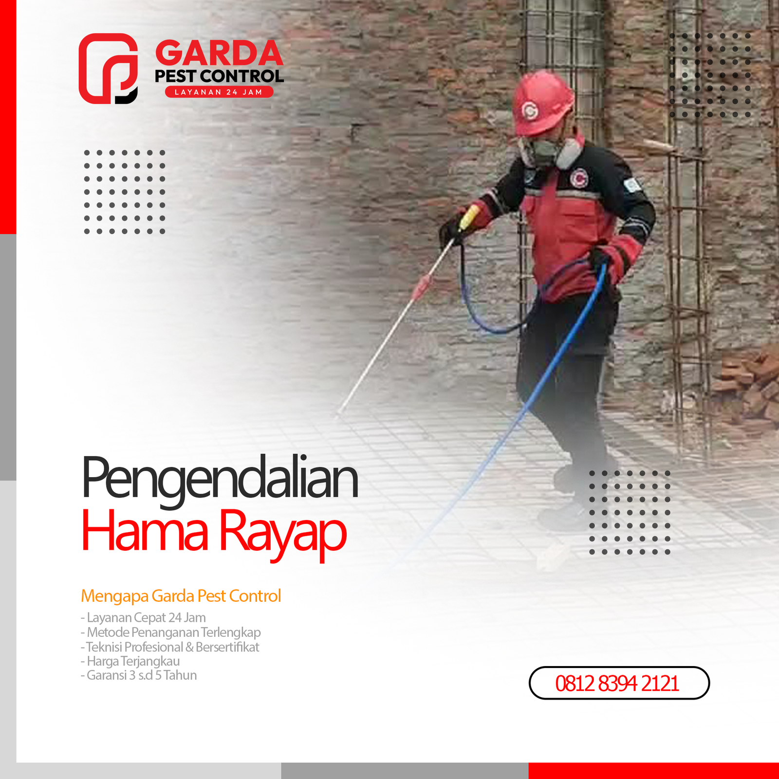 Jasa Anti Rayap di Surabaya Profesional & Terpercaya Garda Pest
