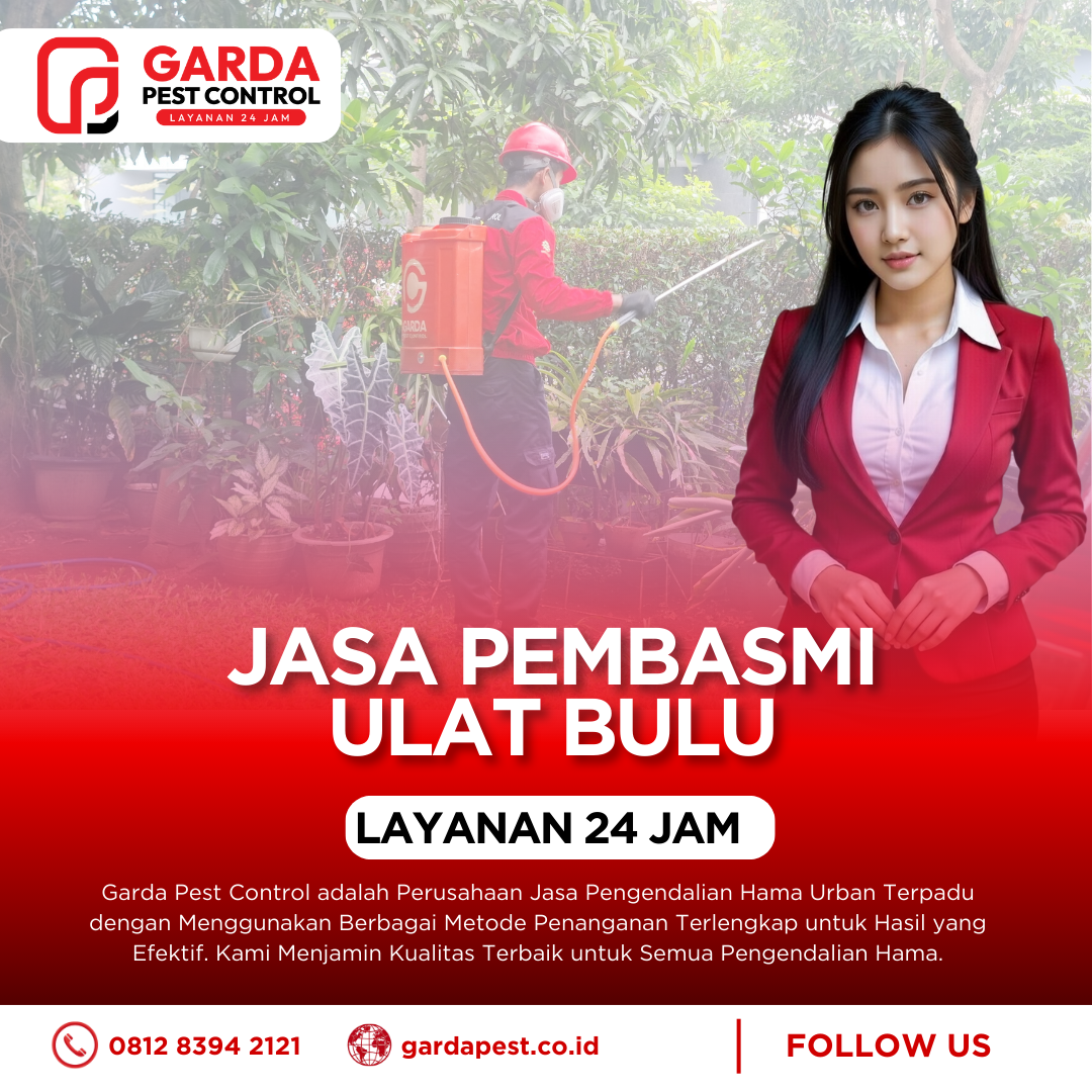 Jasa Pembasmi Ulat Bulu Terdekat di Surabaya