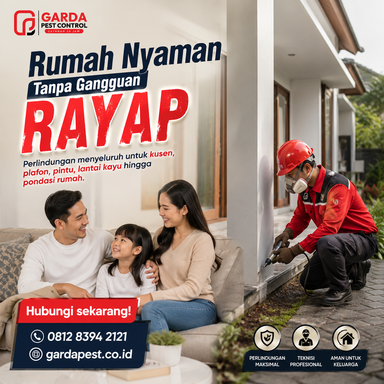 Layanan Anti Rayap Rumah Surabaya: Lindungi Properti Anda dari Kerusakan Struktural