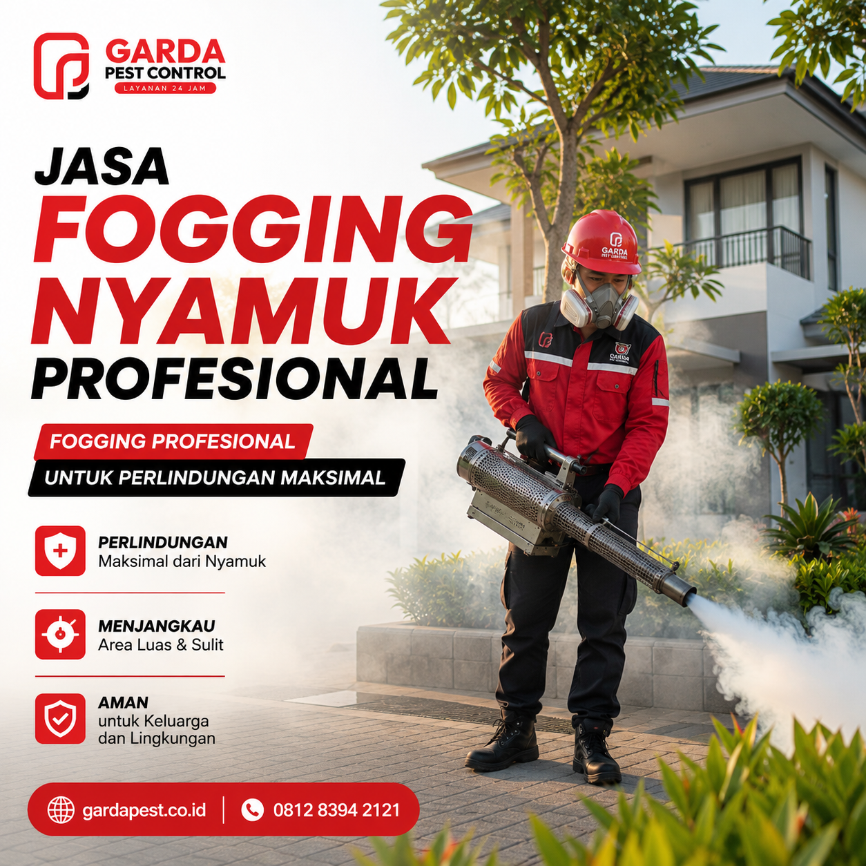 Jasa Fogging Nyamuk di Asemrowo Surabaya Profesional