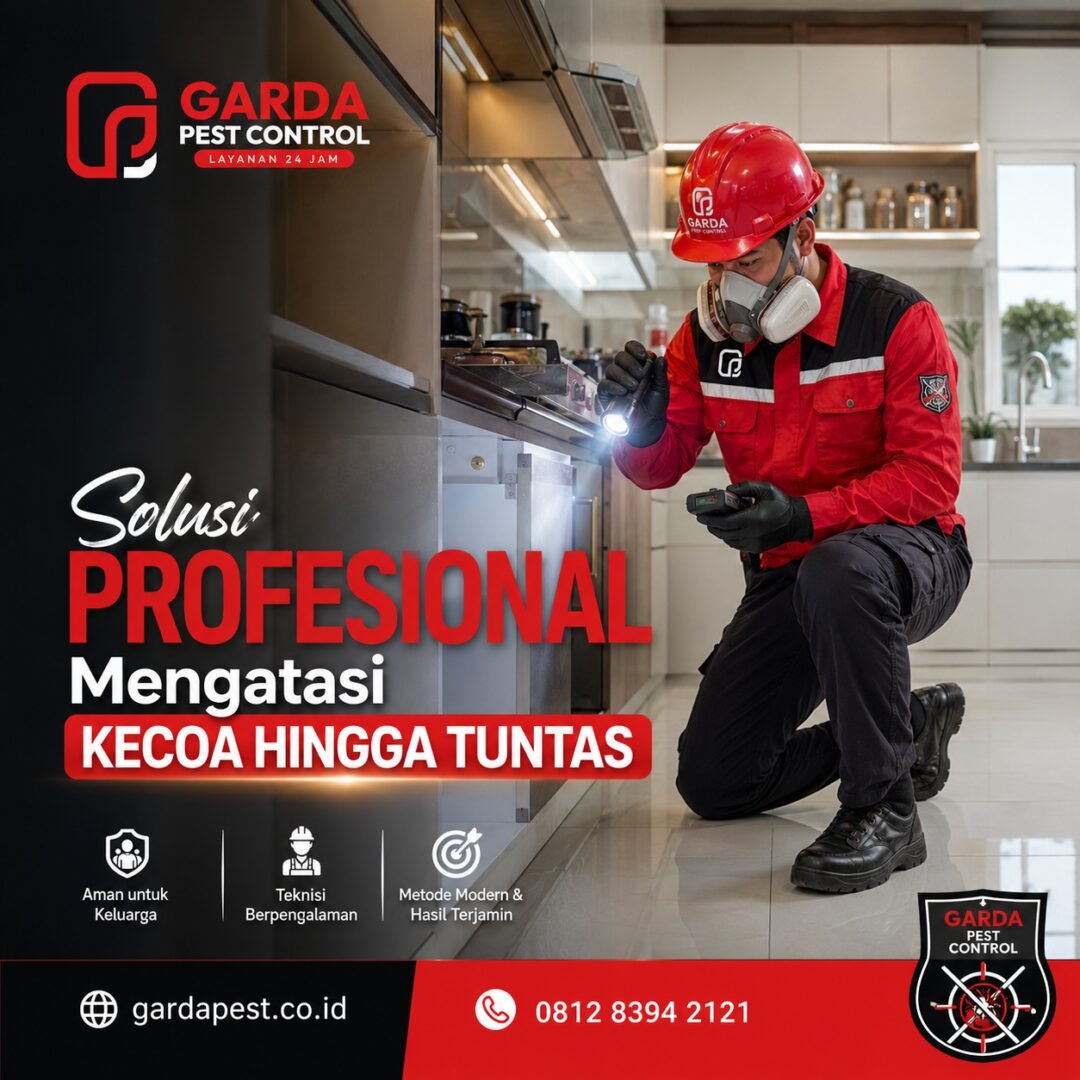 Jasa Pembasmi Kecoa di Rumah Tangani 24 Jam