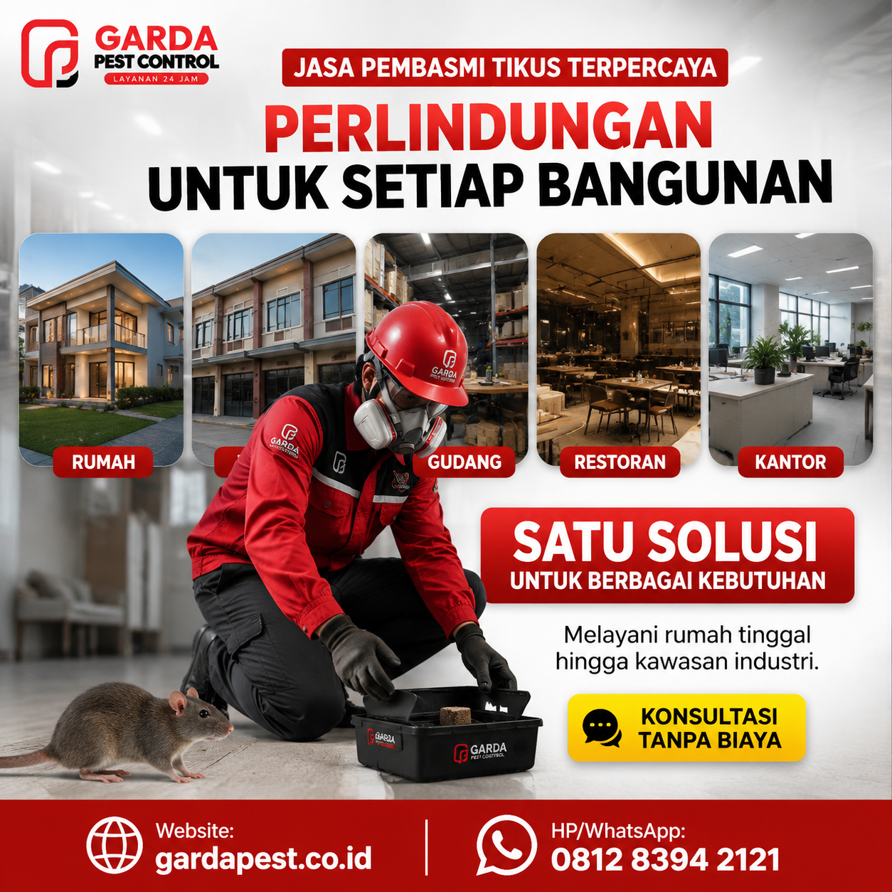 Jasa Pembasmi Tikus Plafon Atap Rumah Surabaya Terpercaya dan Bergaransi