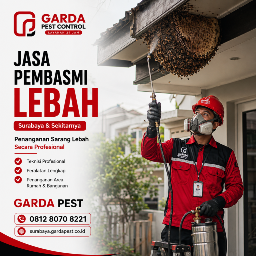 Biaya Jasa Pembasmi Sarang Lebah Surabaya
