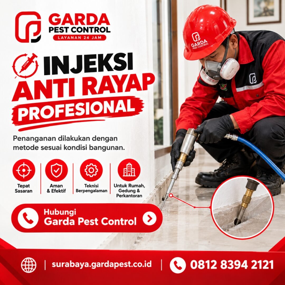 Jasa Anti Rayap Pra Konstruksi Surabaya Terbaik Anti Gagal